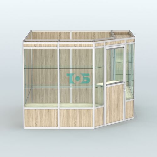 Павильон из профиля угловой №8а (9 кв.м)