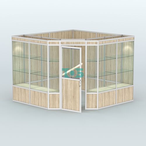 Павильон из профиля угловой №8а (9 кв.м)