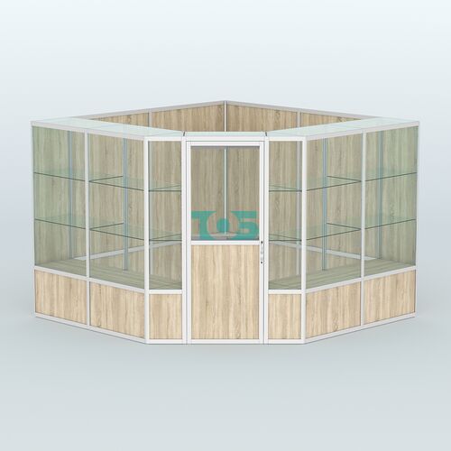 Павильон из профиля угловой №8б (9 кв.м)