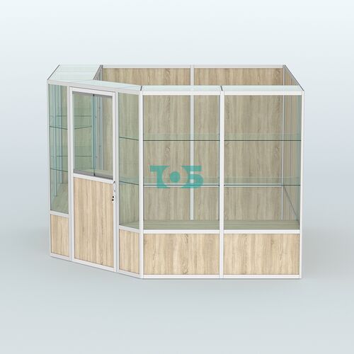 Павильон из профиля угловой №8б (9 кв.м)