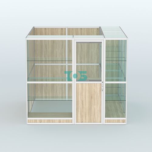 Павильон из профиля угловой №4г (5,5 кв.м)