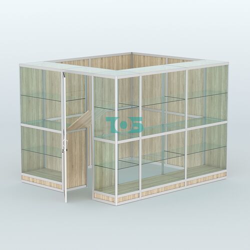 Павильон из профиля угловой №4г (5,5 кв.м)