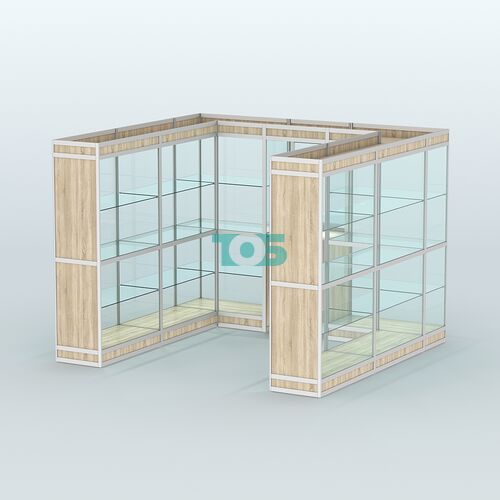 Павильон из профиля пристенный №5в (6,75 кв. м)