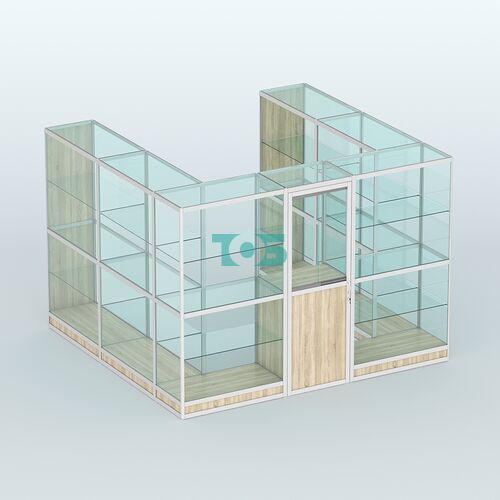 Павильон из профиля пристенный №5г (6,75 кв. м)