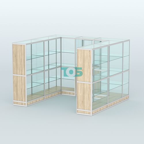 Павильон из профиля пристенный №5г (6,75 кв. м)