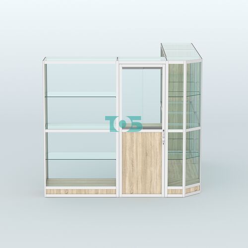 Павильон из профиля угловой №3г (5,5 кв.м)