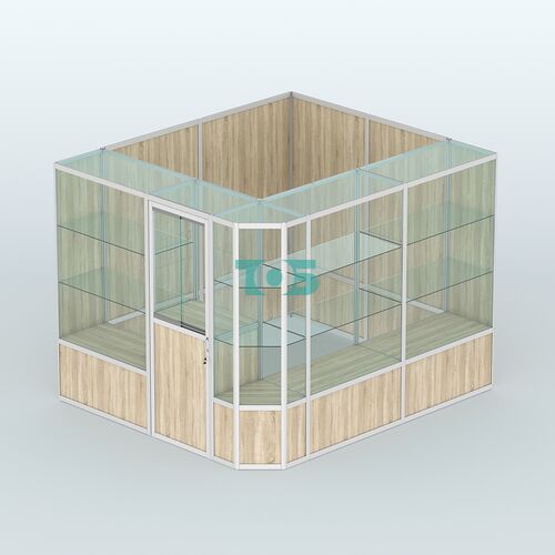 Павильон из профиля угловой №6б (5,5 кв.м)