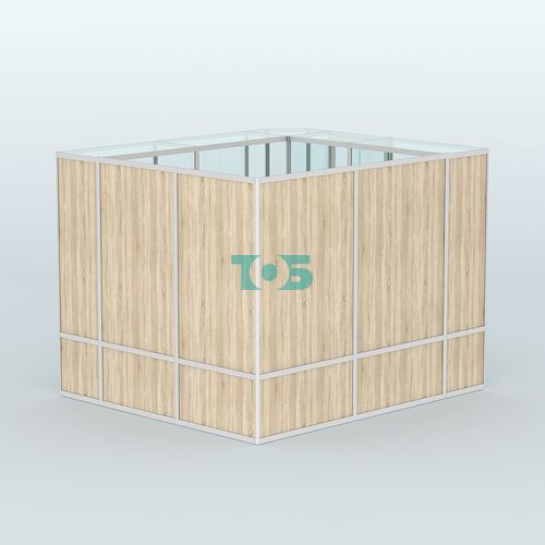 Павильон из профиля угловой №6б (5,5 кв.м)