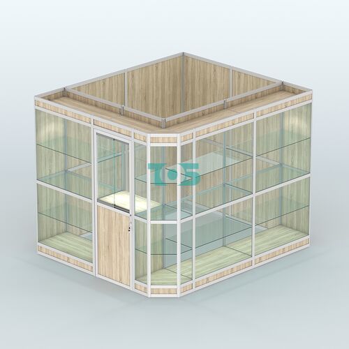 Павильон из профиля угловой №6в (5,5 кв.м)