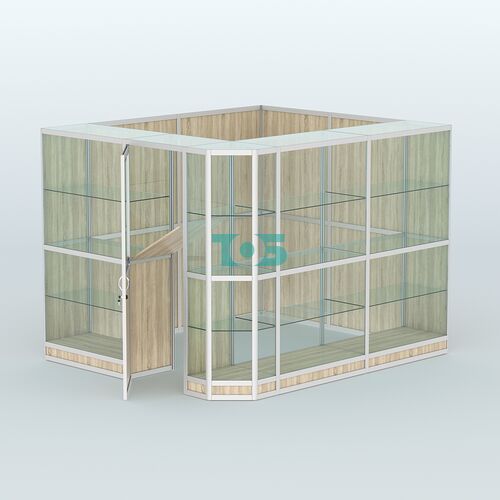 Павильон из профиля угловой №6г (5,5 кв.м)