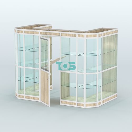 Павильон из профиля пристенный №6в (4,05 кв. м)