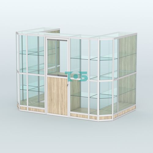 Павильон из профиля пристенный №6г (4,05 кв. м)