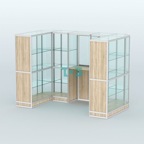 Павильон из профиля пристенный №6г (4,05 кв. м)