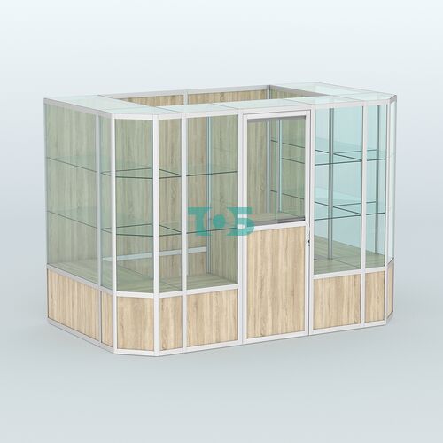 Павильон из профиля пристенный №10б (4,05 кв.м)