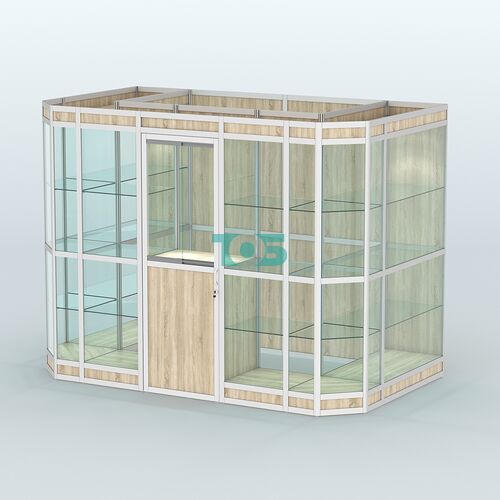 Павильон из профиля пристенный №10в (4,05 кв.м)