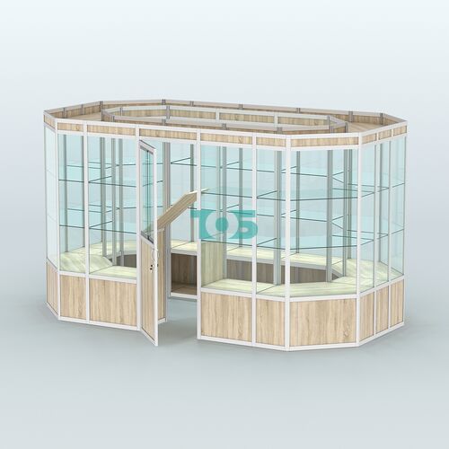 Павильон из профиля островной №5а