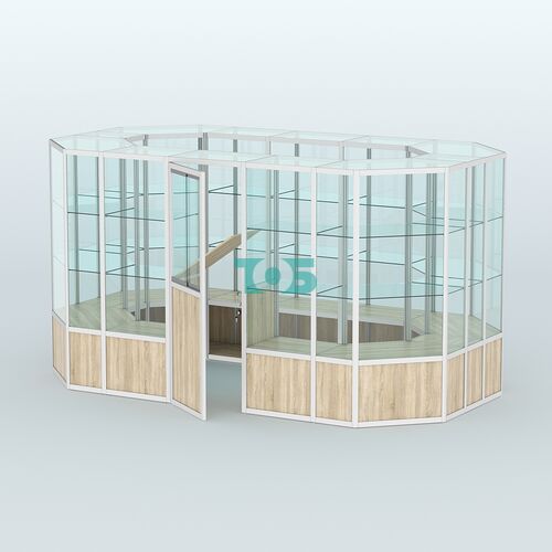 Павильон из профиля островной №5б