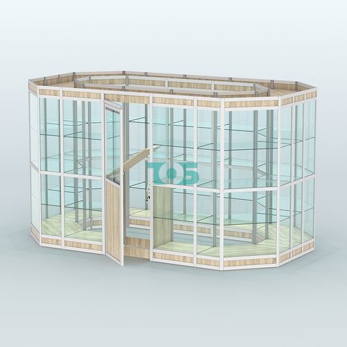 Павильон из профиля островной №5в