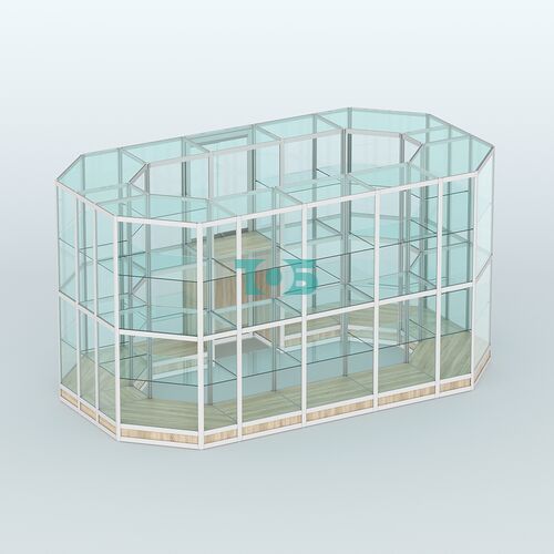 Павильон из профиля островной №5г