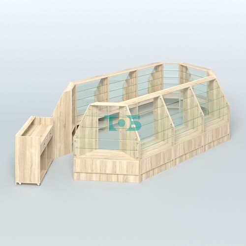 Низкий торговый остров серии Алмаз №4 большой