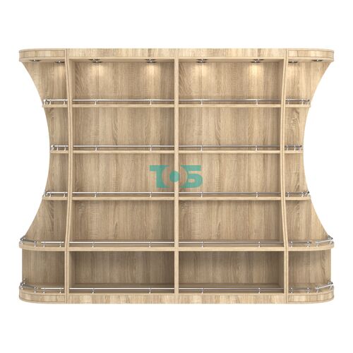 Пристенный высокий стеллаж ГАРАНТ №2-О с ограничителями