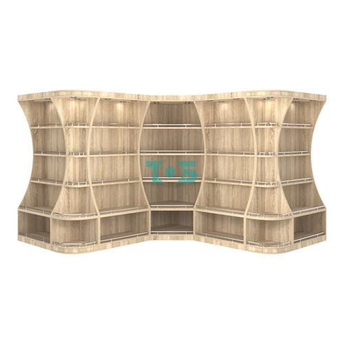 Угловой высокий стеллаж ГАРАНТ №4-О с ограничителями