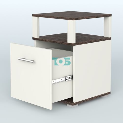 Тумба Динен №2 приставная 1 распашной фасад с надставкой