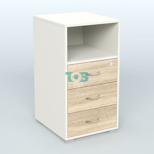 Тумба приставная 3 ящика с нишей