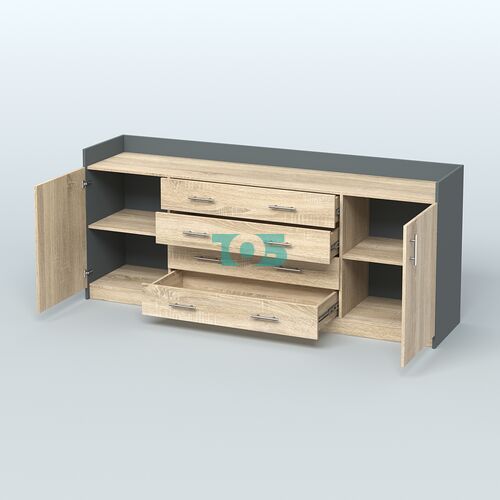 Тумба трехсоставная с ящиками Венди