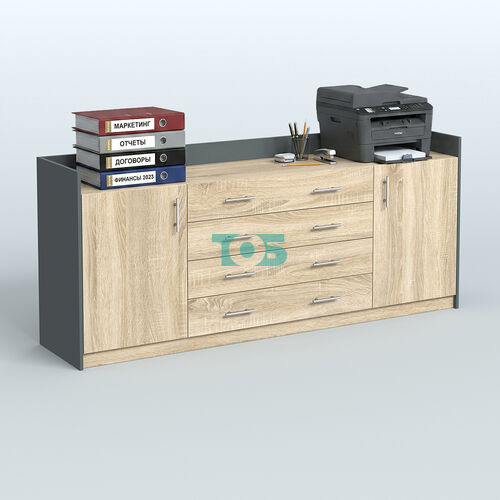 Тумба трехсоставная с ящиками Венди