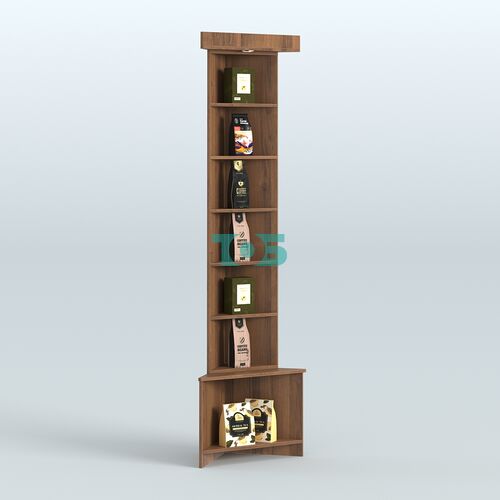 Витрина открытая для чая и кофе угловая №3 (внешний угол)