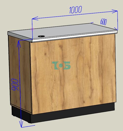 Кассовый стол Круассан №1