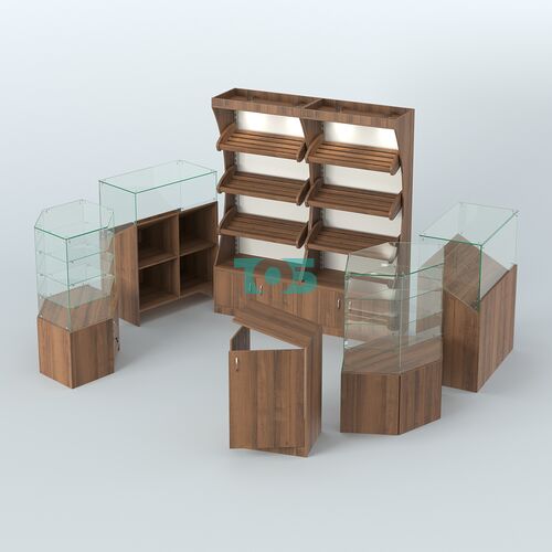 Пристенный небольшой павильон для торговли хлебом и выпечкой №1