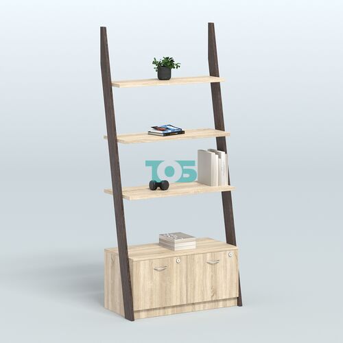 Торговая пристенная стойка ЛОФТ №2-950 с накопителем под два ящика Т-20