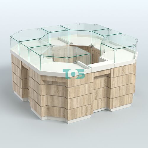 Торговый островок GOLD №2 восьмиугольный (4,04 кв.м)