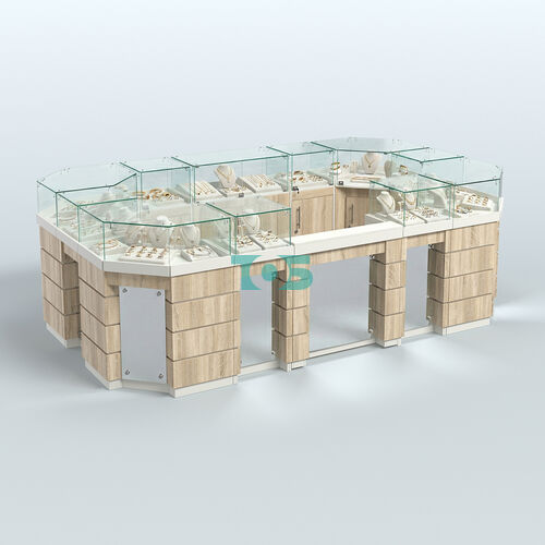 Торговый островок GOLD с зеркальным фасадом №4-1 (6,75 кв.м)