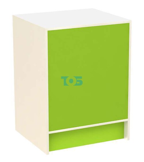 Недорогой квадратный прилавок из ДСП для аптеки ЛАЙМ-НПЭ-05-600