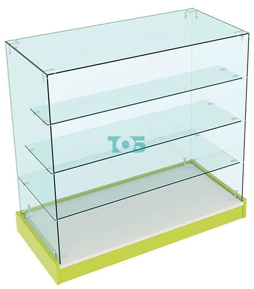 Стеклянный прилавок на подставке для аптеки ЛАЙМ-СПИ-03
