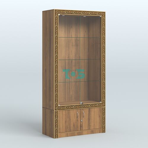 Витрина с декором и дверками №ВБА-1