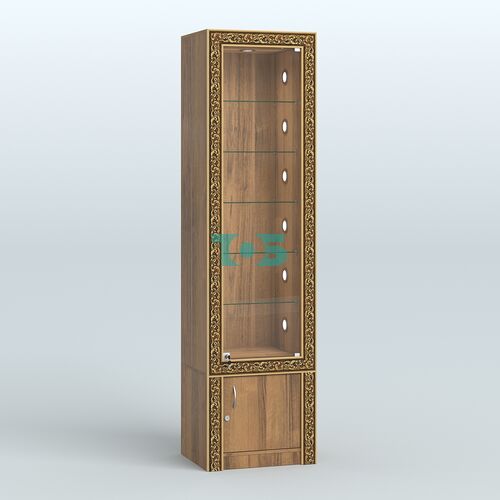 Витрина высокая с декором №ВБА-502С