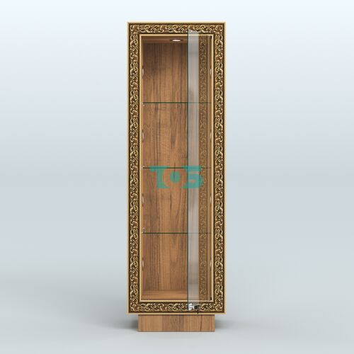 Низкая витрина с декором на цоколе НБА-1С