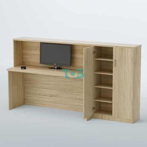 Ресепшен с тумбами и широким столом ВЕГА №4