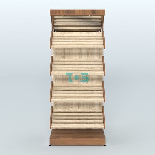 Стеллаж для хлеба и выпечки с полками - корзинами и фризом Феникс №10Ф