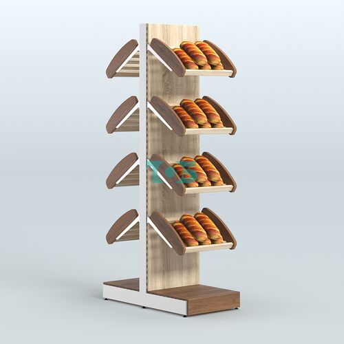 Узкий островной стеллаж для хлеба и выпечки СХОВ-02