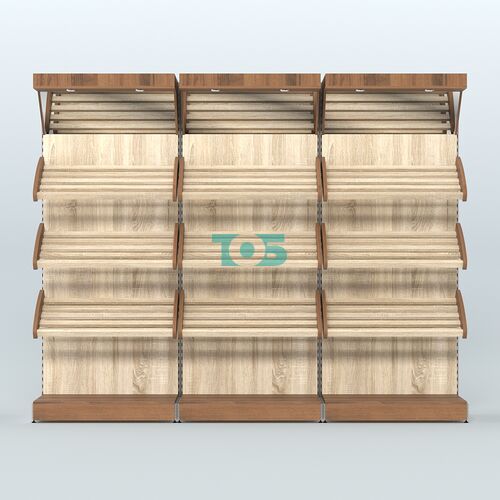 Стеллаж для хлеба и выпечки трехсекционный Феникс №4