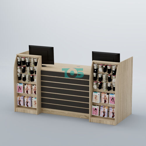 Ресепшен Атлант с накладными планками и экономпанелями №8