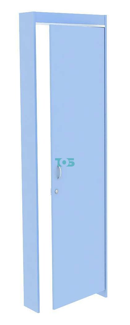 Дверной блок без нижней платформы узкий серии СЭСП - ГОЛУБОЙ ГОРИЗОНТ №600