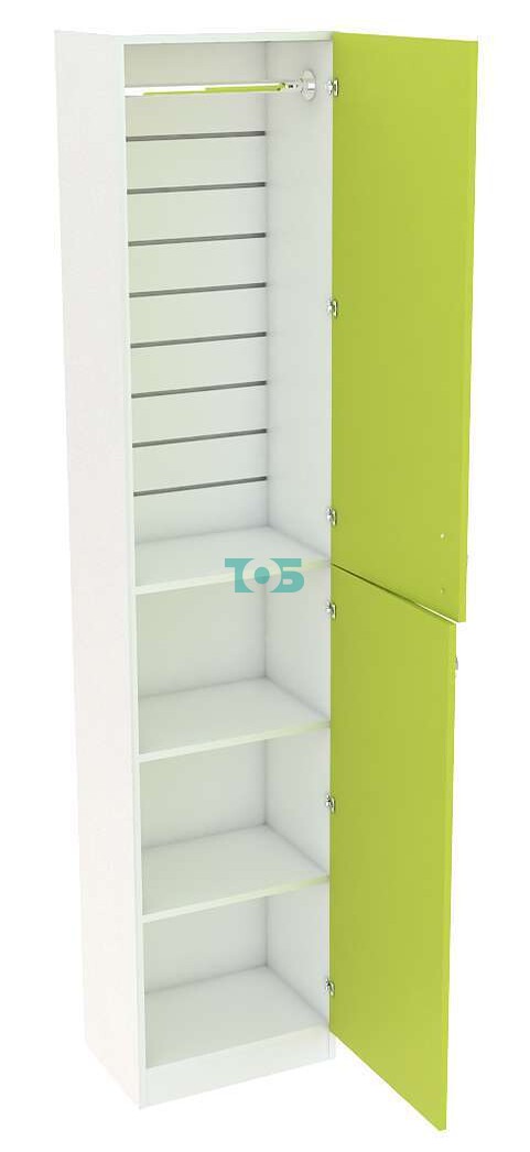 Аптечный узкий шкаф под резину серии ЛАЙМ №2