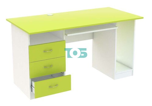 Стол для компьютера в аптечный кабинет  левосторонний серии ЛАЙМ СК-33