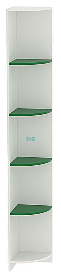 Угловой внешний стеллаж для аптеки ИЗУМРУД-6а-300